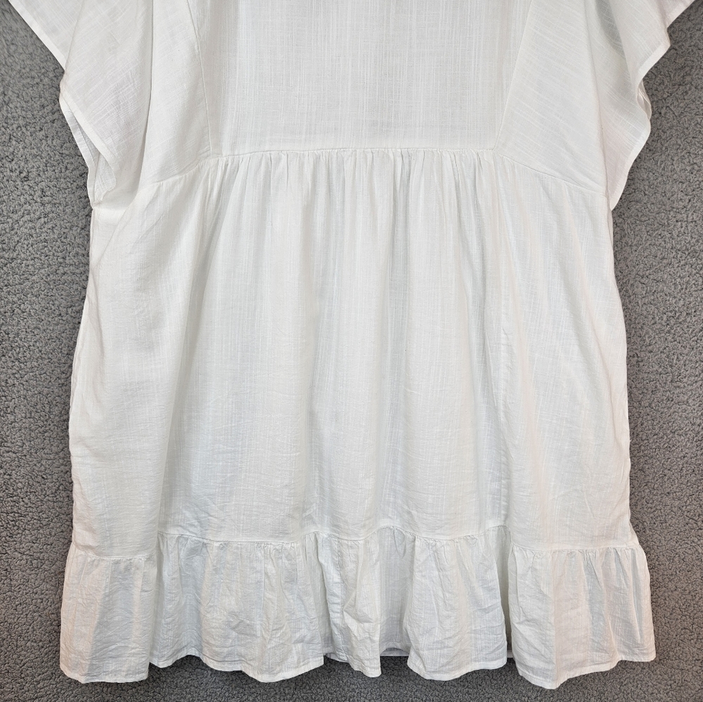 Knox Rose White Midi Dress with Multicolor Embroidery - Picture 11 of 13